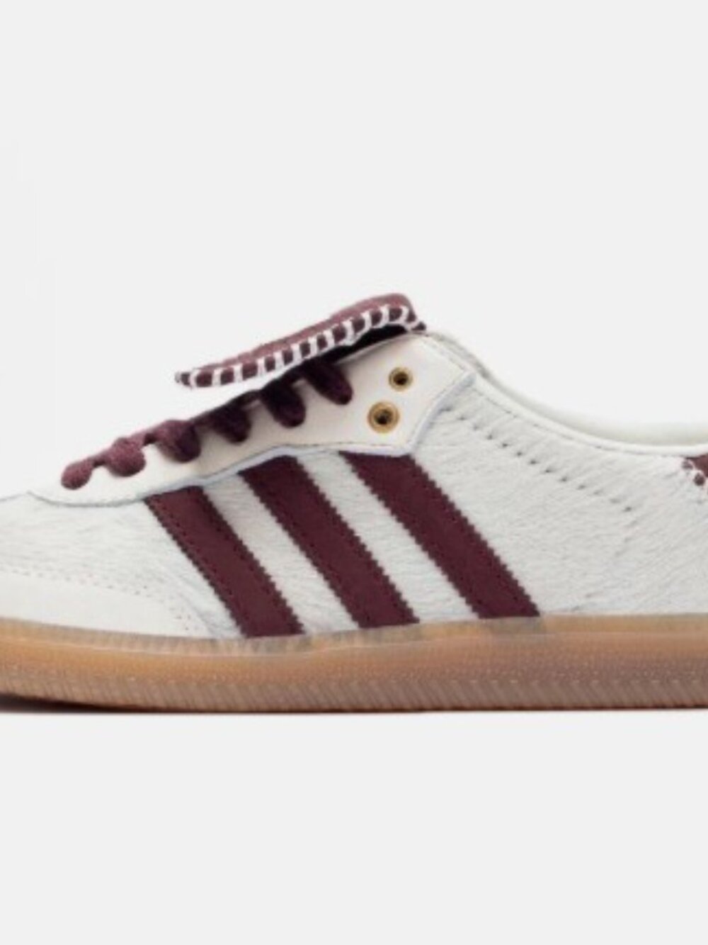 Wales Bonner x adidas Originals Samba "Pony Tonal" - Low-Top Leather Sneakers - Picture 3 of 4